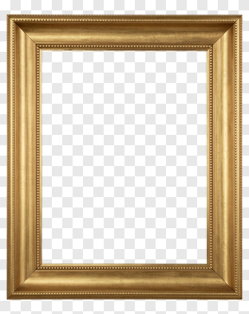 Gold Picture Frame PNG