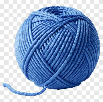 Blue Yarn Ball PNG