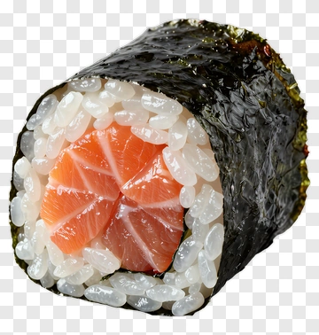 Salmon Sushi Roll PNG