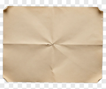 Wrinkled Vintage Paper PNG
