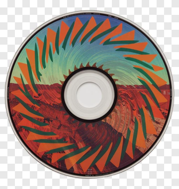 Colorful Cd Design With Abstract Patterns PNG