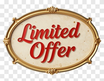 Limited Offer Sign PNG