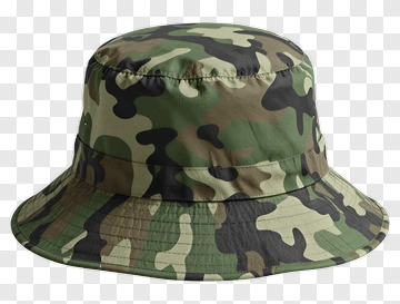 Camouflage Bucket Hat PNG