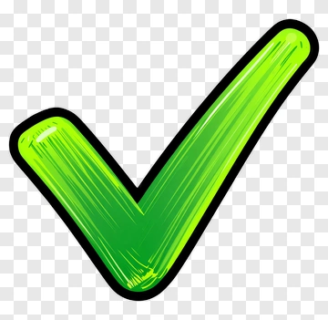 Green Check Mark Icon PNG
