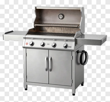 Stainless Steel Gas Grill PNG