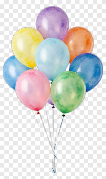 Colorful Balloons PNG