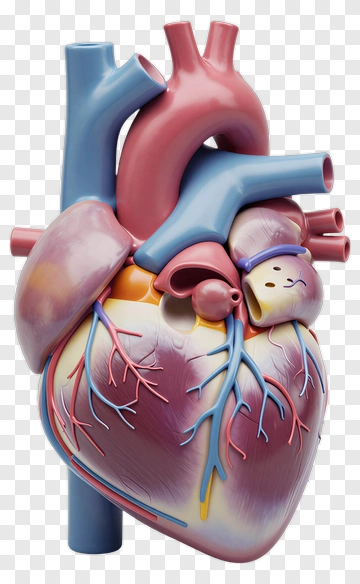 Anatomical Heart Model PNG