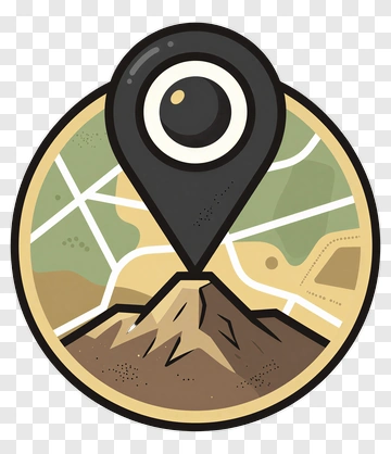Map Pin On Mountain Location PNG