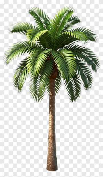 Realistic Palm Tree PNG