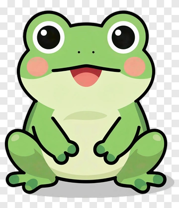 Cartoon Frog PNG