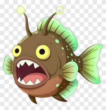 Cartoon Anglerfish PNG