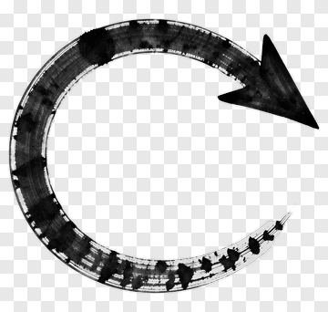 Circular Black Arrow PNG