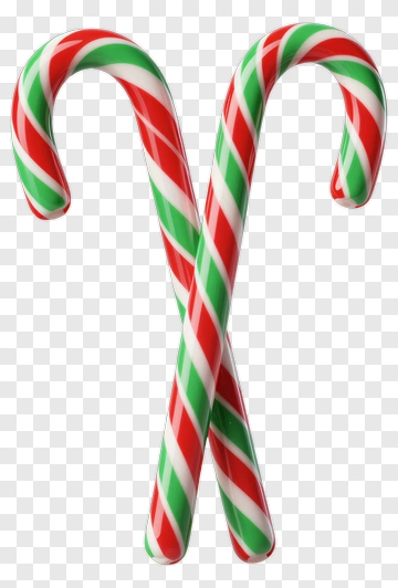 Christmas Candy Canes PNG