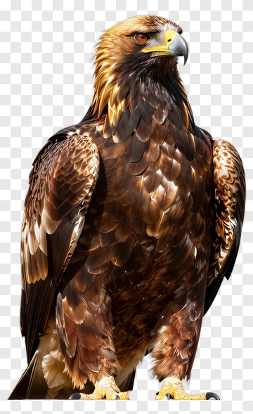 Golden Eagle Portrait PNG