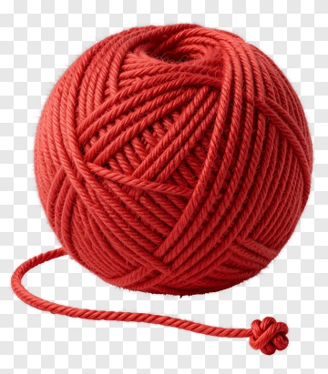 Red Yarn Ball PNG