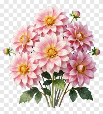 Colorful Flower Bouquet PNG