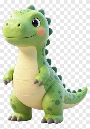 Cartoon Dinosaur Character PNG