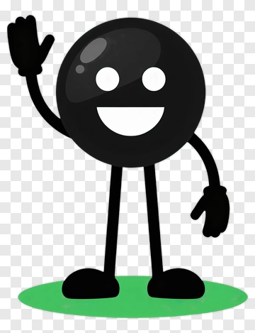 Cartoon Character Waving Hello PNG