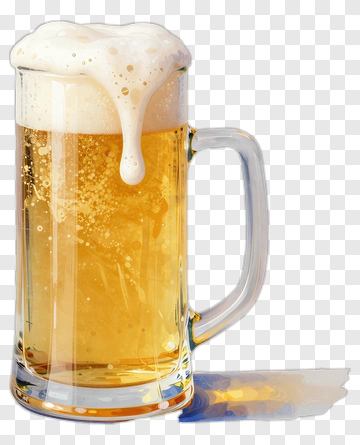 Beer Mug With Foam PNG