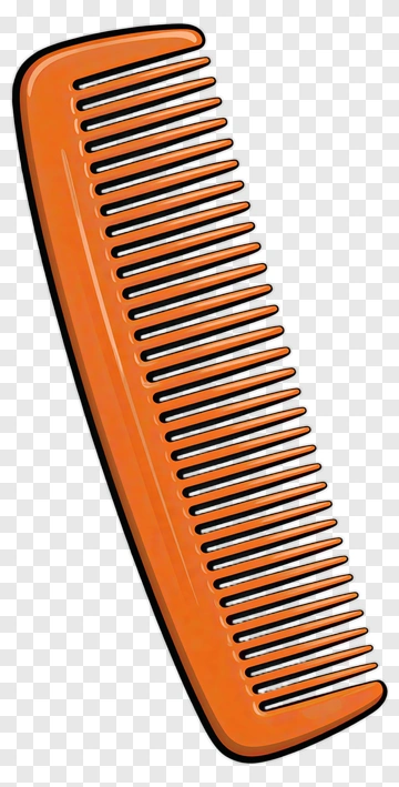 Orange Hair Comb PNG