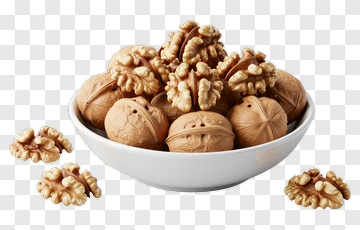 Bowl Of Walnut Candy PNG