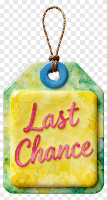 Last Chance Tag PNG