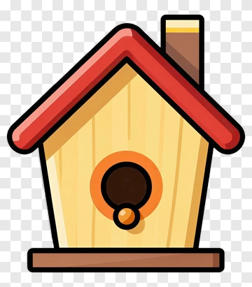 Cartoon Birdhouse PNG