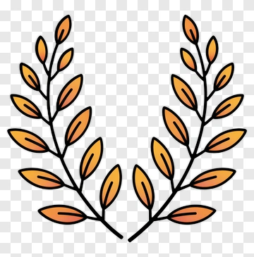 Colorful Leaves Branches PNG
