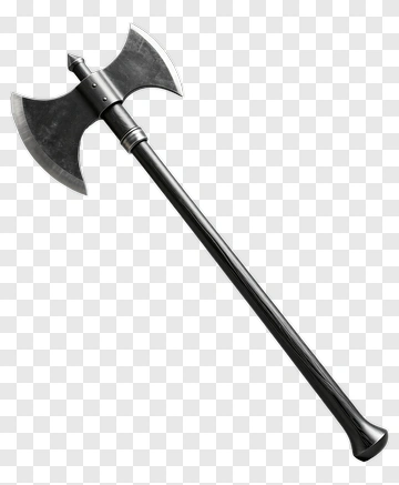 Double-Edged Battle Axe PNG