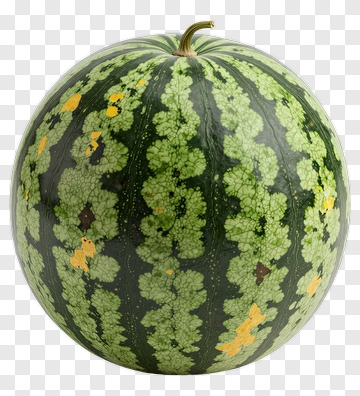 Watermelon With Unique Pattern PNG