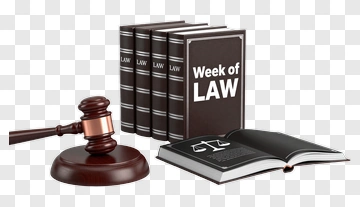 Gavel And Law Books For Week Of Law PNG