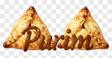 Purim Hamantaschen Cookies PNG