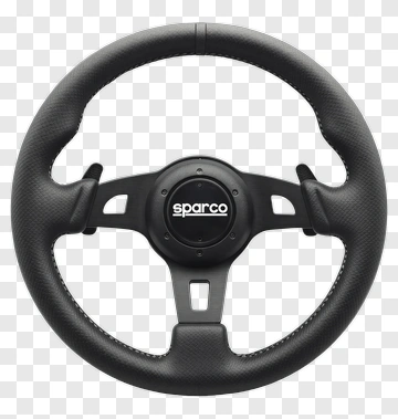 Sparco Racing Steering Wheel PNG