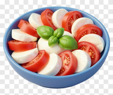 Caprese Salad With Fresh Basil PNG