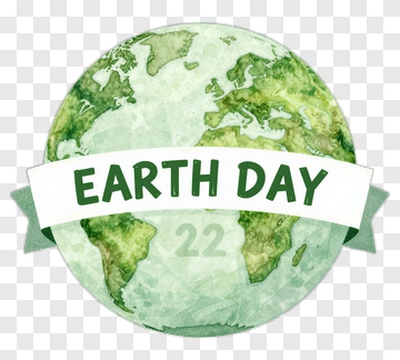 Earth Day Illustration PNG