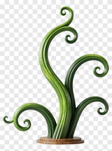 Colorful Abstract Plant PNG
