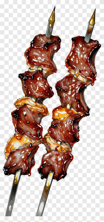 Grilled Meat Skewers PNG