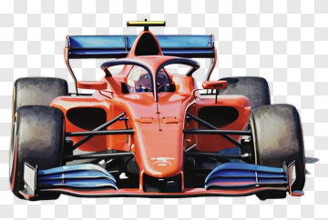 Red Racing Car PNG