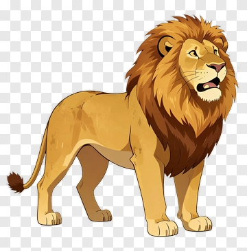 Cartoon Lion PNG
