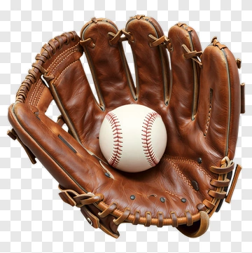 Baseball Glove With A Ball PNG