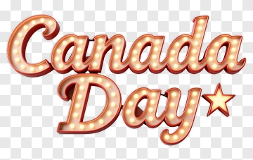 Canada Day Sign PNG
