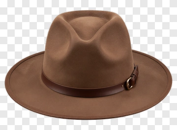 Brown Fedora Hat PNG