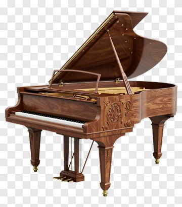 Elegant Grand Piano PNG