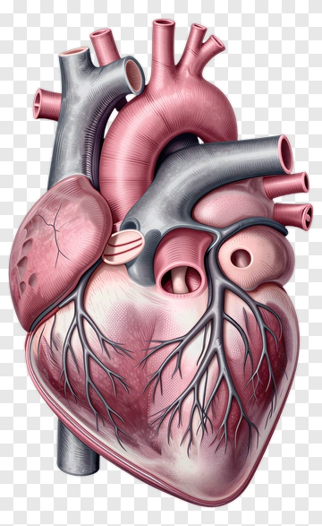 Human Heart Anatomy Illustration PNG
