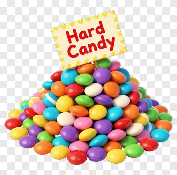 Colorful Hard Candy Pile PNG