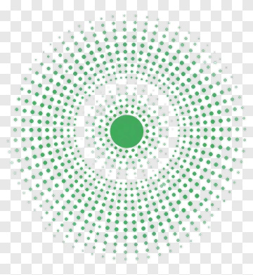 Green Circular Dot Pattern PNG