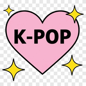 K-Pop Heart Graphic PNG