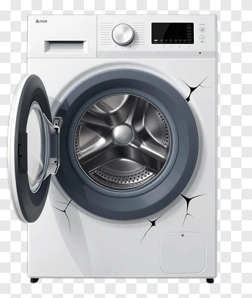 Washing Machine With Open Door PNG