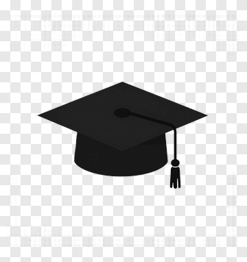 Black Graduation Cap PNG