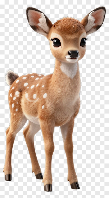 Cartoon Fawn PNG